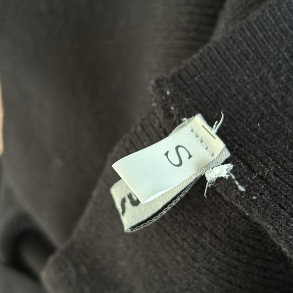 Zonsaoja | Women's Sweater Dress V Neck Long Sleeve Backless - Picture 12 of 15